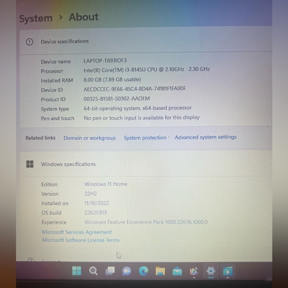 COPY - HP Laptop Windows 11 - Picture 3 of 4